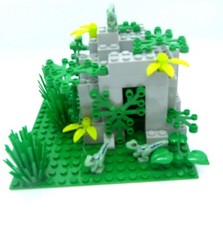 dinosaure jurasique décor Compsognathus , carnivore  grotte 