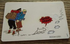 Tintin & Milou -Ancienne carte téléphonique- Au Tibet -Hergé, Moulinsart (1998)