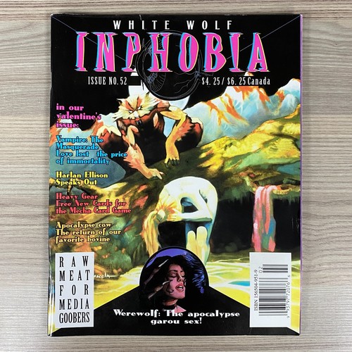 White wolf inphobia - white, magazine
