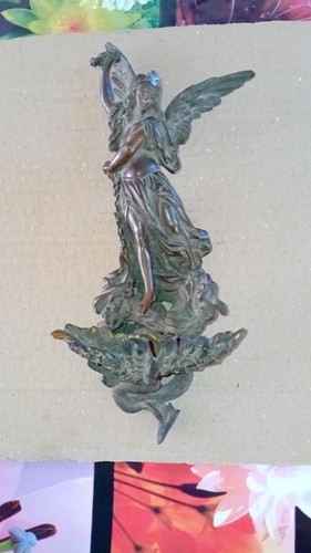 Rare ancien xix benitier - ancien,