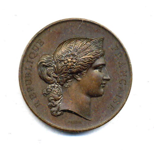 Médaille cuivre animaux - –,