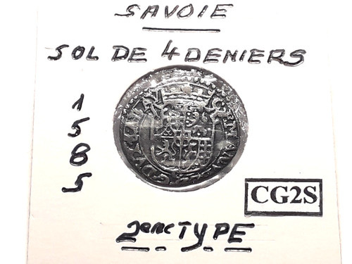 Savoie sol deniers 2ème - sol,