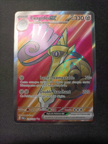 Carte pokémon exagide - carte,
