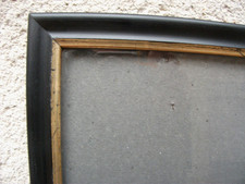 Cadre Napoléon III noir/or