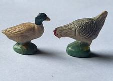 Jouet ancien figurine poule - ancien,