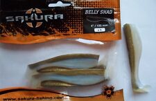 Leurre souple Sakura Belly Shad 10cm Natural Brown Back