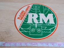 Autocollant vintage RM - RADIO