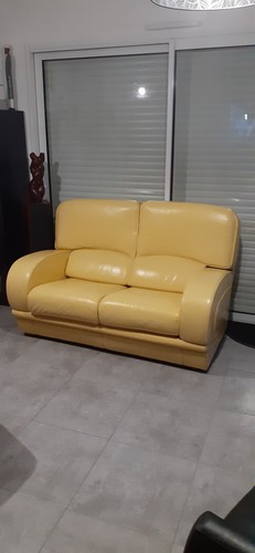 Canapé cuir pleine - , 2