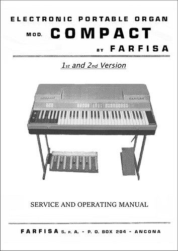 Farfisa compact service manual - compact,