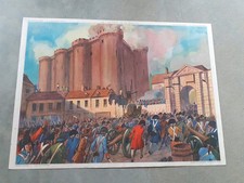 TABLEAUX D HISTOIRE CE COLLECTION ROSSIGNOL N °47/48 LA PRISE DE LA BASTILLE