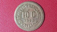 Monnaie de nécessité - 10 centimes 1922 DUNKERQUE (59)