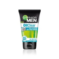1 pièce Garnier Men Oil Clear Clay D-Tox Deep Cleansing Icy Face Wash (100 gr...