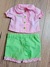 Ensemble chicco chemisier+short poupée 42cm