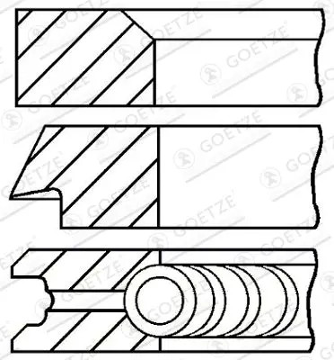 Jeu segments piston - jeu, de