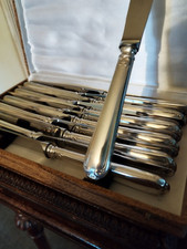 12 Couteaux de Table Décor de