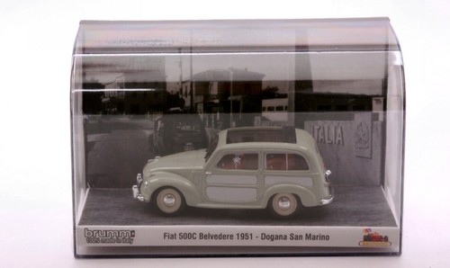 Brumm fiat 500c - brumm, 1/43