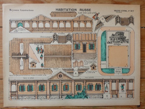 Maquette papier habitation - maquette,