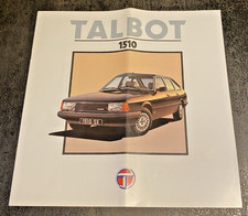 Notice Commerciale TALBOT 1510 - Septembre 1979 -  Bel Etat.