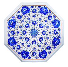 18 " Marbre Côté Table Top