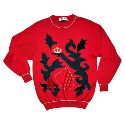 Vintage pull rouge - vintage, 80's