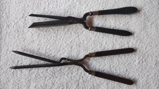 2 Anciens outils de Coiffeur  FER à Lisser / Friser / Onduler - Tendance Déco