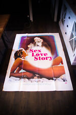 SEX LOVE STORY ? Adult X-RATED French Vintage Movie Poster Original 1972