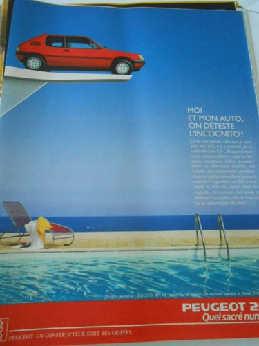 Une page publicité - une,