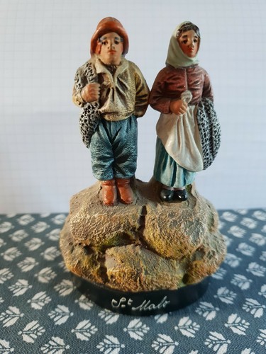 Figurine couple pêcheur - couple,