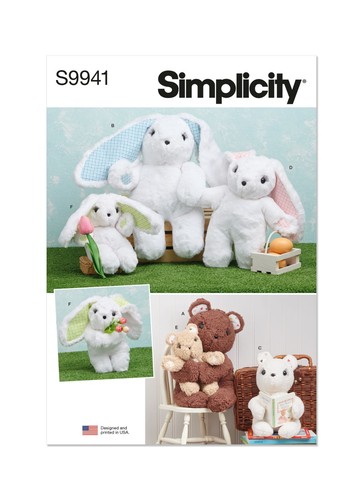 Simplicité 9941 peluches - simplicité,
