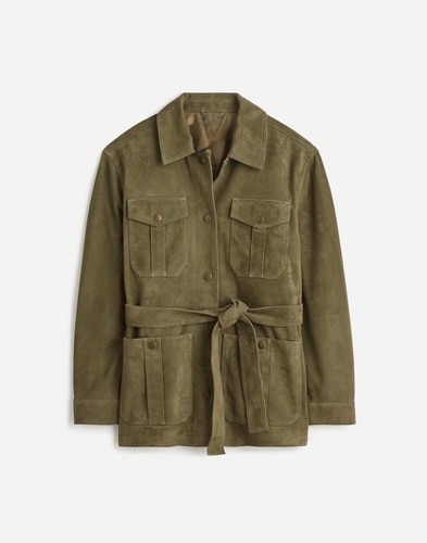 Dernière veste ceinturée - , en