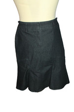 JUPE TRAPEZE JEANS °°°   CAMAIEU   °°°  TAILLE 38/40 . PARFAIT ETAT