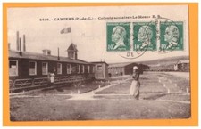CAMIERS (62) MESS-CANTINE de la COLONIE SCOLAIRE animée en 1929