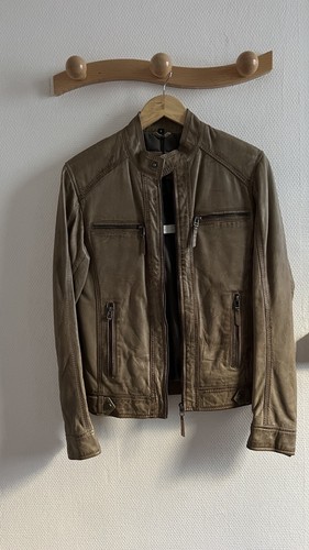 Leather jacket serge pariente - leather,