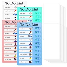 To Do List pour Enfants, 4 Pièces Tableau Routine Enfant, Semainier Enfant Ré...