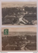 Villemaur sur Vanne (Aube) - Vue Générale prise du Clocher & Carte Photo