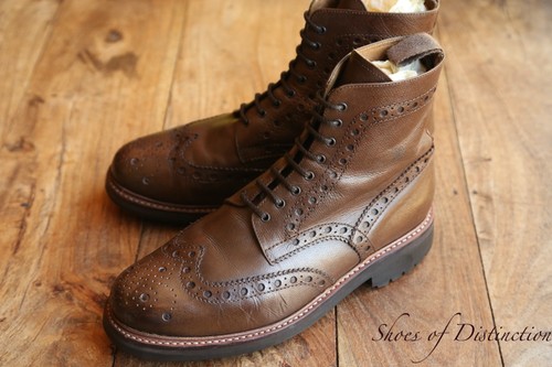 Chaussures bottes derby brogue