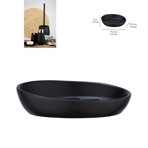 Wenko porte savon badi noir - wenko, en