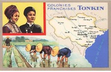 MIKIBP14-058- VIET NAM TONKIN COLONIES FRANCAISES EDITION LION NOIR