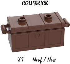 Lego 4738ac03 - 1x coffre à trésor / Treasure Chest - Reddish Brown - 80835 Neuf