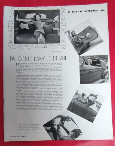 1938 salon automobile - salon, de