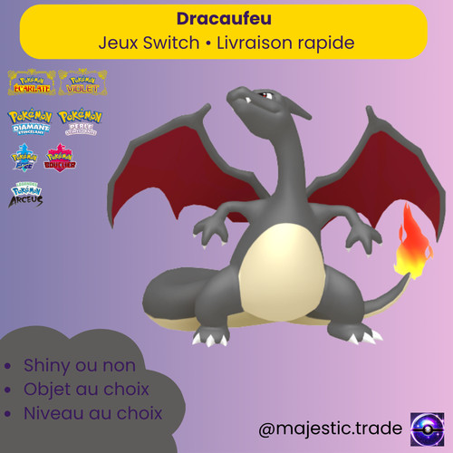 Dracaufeu shiny 6iv - shiny,