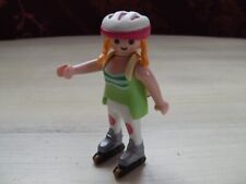 PLAYMOBIL City Life personnage Femme en Rollers