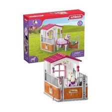 SCHLEICH - Box avec jument