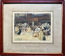 DEVAMBEZ André Estampe Originale Magasin d’Estampes XVIè siècle Gravure Pochoir