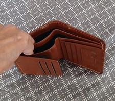 Portefeuille Cartes en cuir marron CIEPHIA homme Neuf