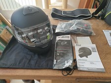 Pack casque modulable moto + sac à dos (non coqué) + ceinture lombaire