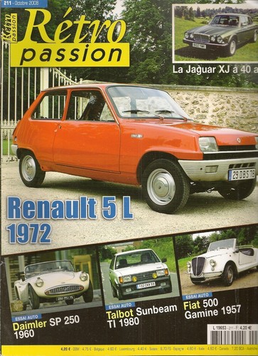 Retro passion 211 renault - renault, l