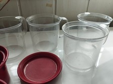 TUPPERWARE LOT DE 4 TASSES mug