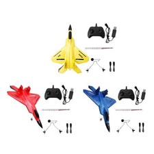 Avion télécommandé en mousse avec à 3 , jouet de pour enfants débutants,