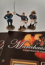 Lot De 3 Soldats En Plomb  HACHETTE Maréchaux D'empire N°69,68,67